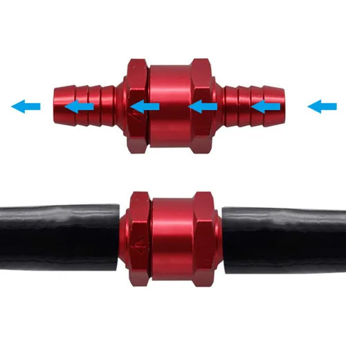 Клапан обратный для топливного насоса 6мм, направленный, красный Вінниця - фото 2