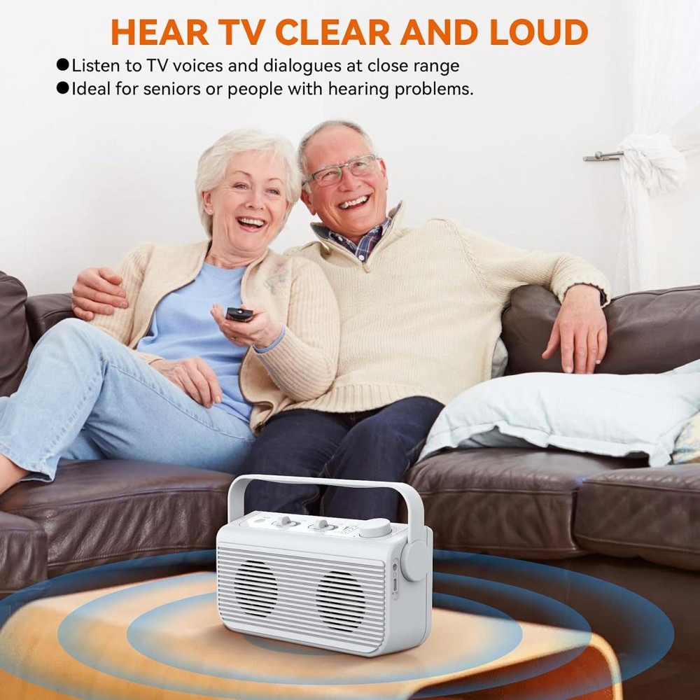 Усилитель голоса ANSTEN ZXTB007 Черный портативный для TV 30 м без задержки SOS 2.4 GHz AUX/RCA 10 ч Киев - изображение 6