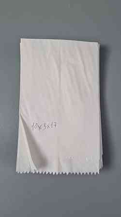 Жиростойкий пакет бумажный (Саше) 10/3*17 Белый 100 штук (2000 шт) Харків