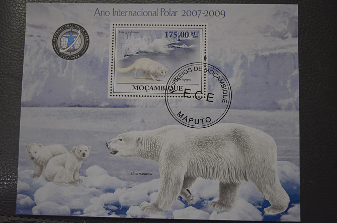 Мозамбік. Малий аркуш. 2007 рік. Фауна (Н) Полтава - фото 1