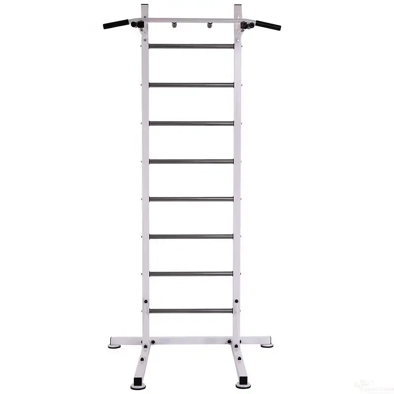 Металлическая шведская стенка спортивная напольная передвижная для взрослых и детей в квартиру дом белая Каменское - изображение 5