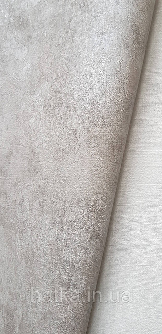 Обои виниловые на флизелине A.S.Creation UNITA 1.06x10 под венециансуую штукатурку серые графитовые перламутро Киев - изображение 2
