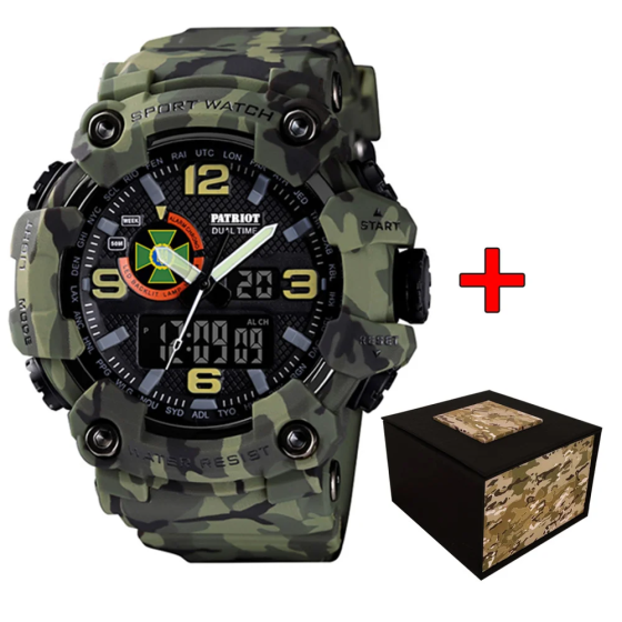 Patriot 002CMGRDPS ДПС Зелений камуфляж + Коробка. Київ