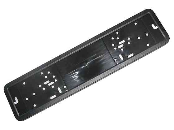 Рамка під номер нержавіюча сталь PH-70050 чорна Вінниця