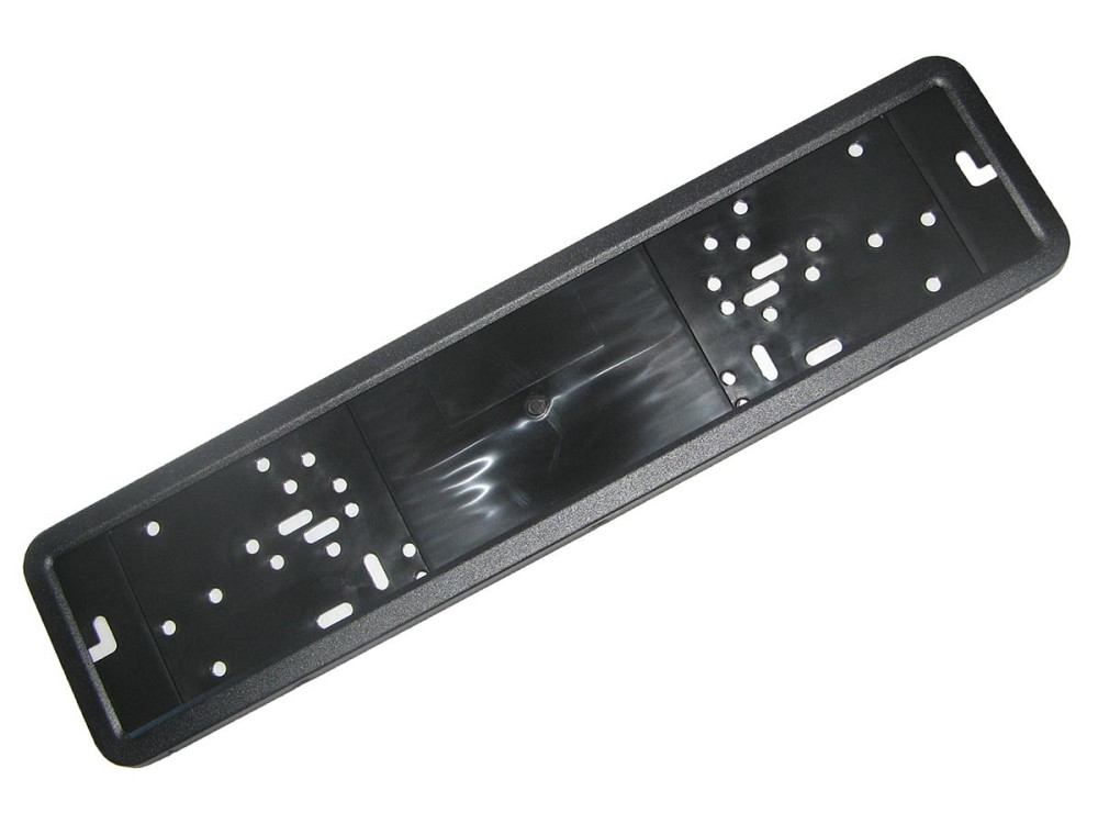 Рамка під номер нержавіюча сталь PH-70050 чорна Вінниця - фото 1