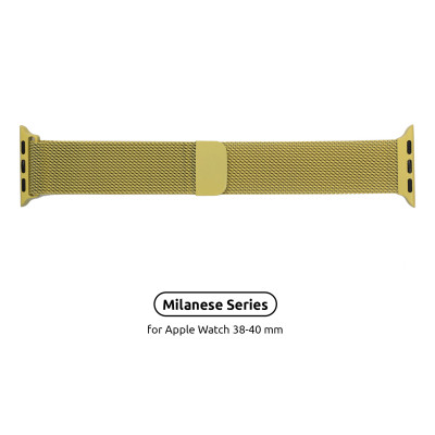 Ремінець до смарт-годинника Armorstandart Milanese Loop для Apple Watch 42 (Series 11-10)/41/40/38 Yellow (ARM55253) Вінниця - фото 1