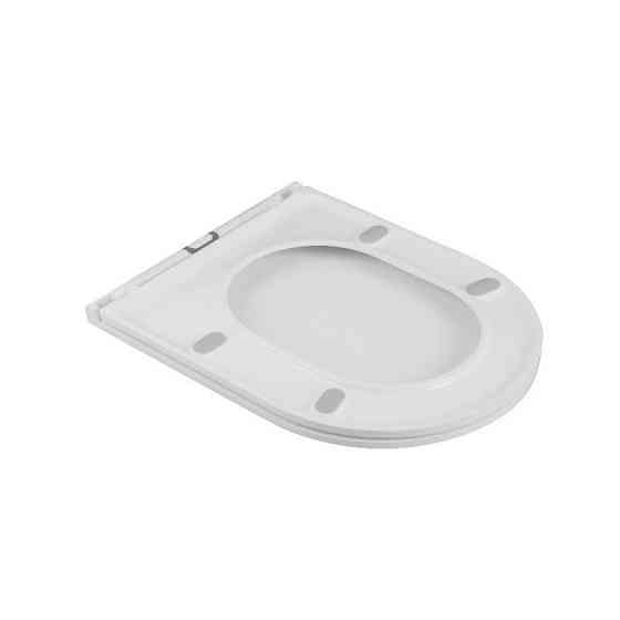 Сидіння-кришка для унітазу Mixxus Premium Seat Cover Bevel-2007 460х360х30mm дюропластове швидкознімне з мікроліфтом (MP6717) ( ( Харків