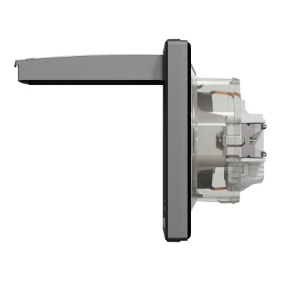 Розетка Schneider Electric ASFORA з кришкою, IP44, антрацит (EPH3100371) Вінниця - фото 4