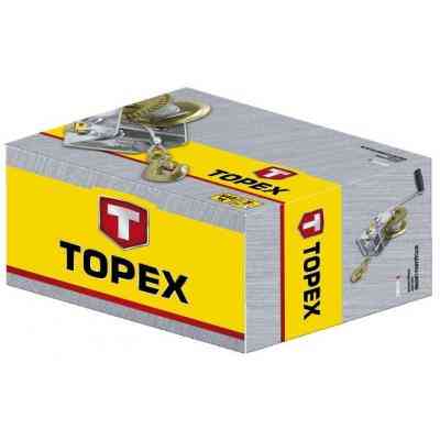 Лебедка Topex канатная с храповым тормозом 0.55 т, канат 10 м (97X085) Винница