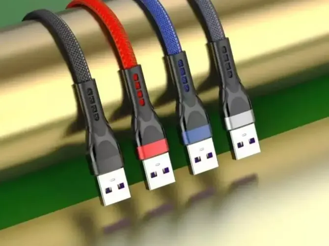Кабель USB - micro USB 1 м, 2.4 А, алюмінієвий корпус, тканинне обплетення, QX036 Київ - фото 1