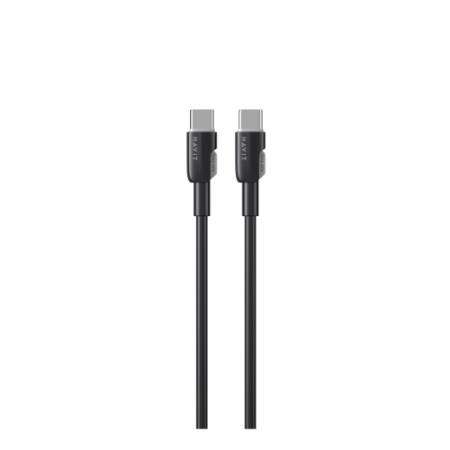 Кабель USB PD Type-C/Type-C Havit HV-CB308C 3,0A 60W 1м чорний Житомир