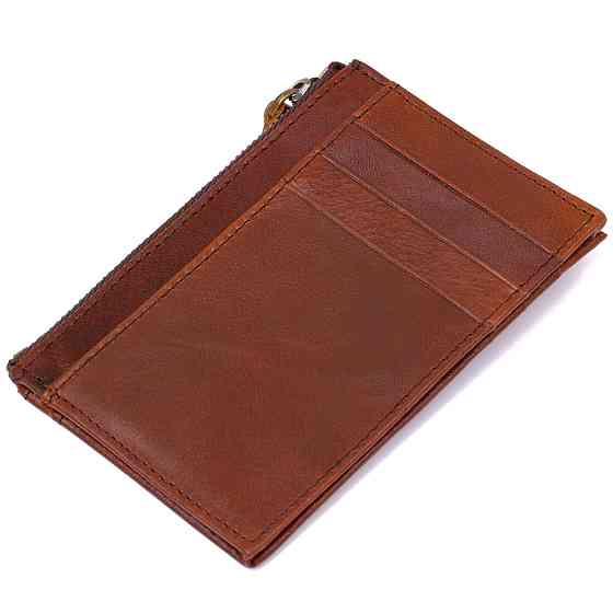 Візитниця зі шкіри Vintage 20695 Коричневий Київ