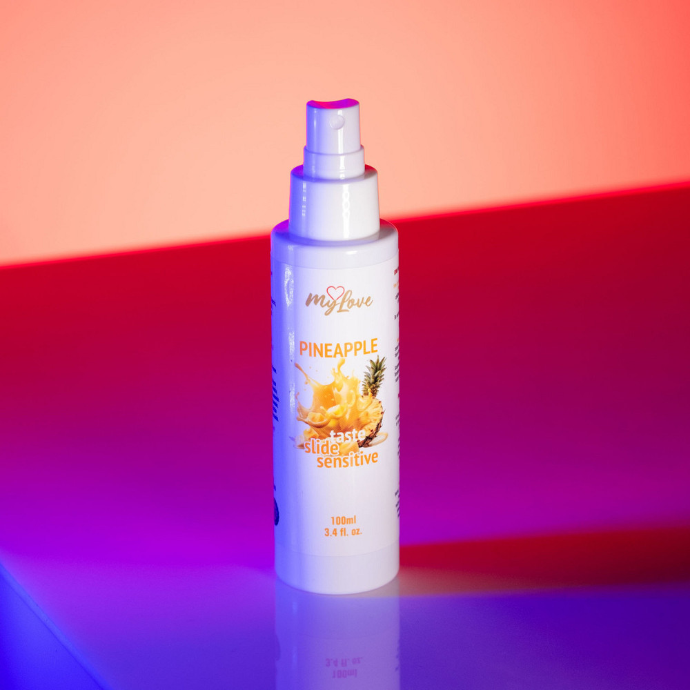 Інтимний гель-лубрикант - MyLove Taste Slide Sensitive Pineapple, 100 мл Sex Aura Київ - фото 4