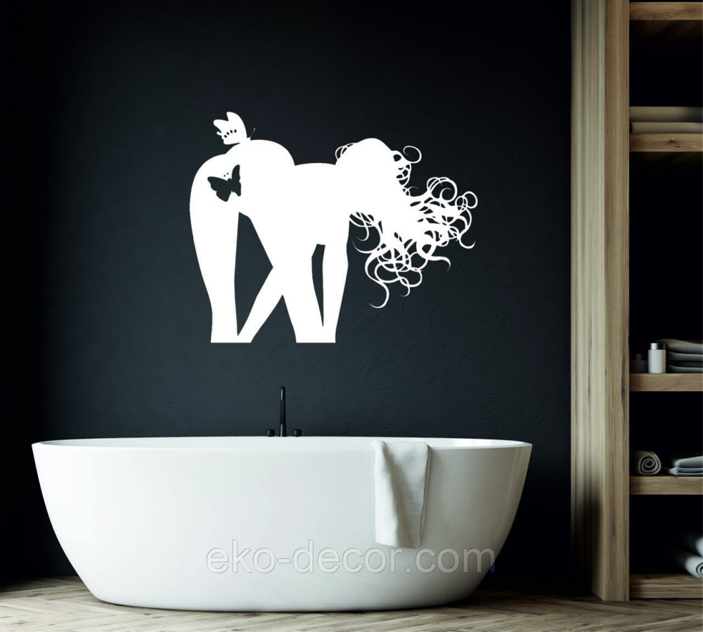 Декоративне настінне Панно «Сілует жінки», Декор на стіну 90*72 см, Білий Київ - фото 9