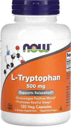 Триптофан NOW L Tryptophan 500mg 120 vcaps Київ