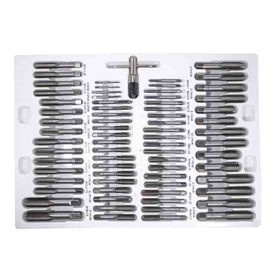 Набор метчиков и плашек М2-М18 110 предметов, метрическая резьба SCHEPPACH SCH-M110-1 Одесса