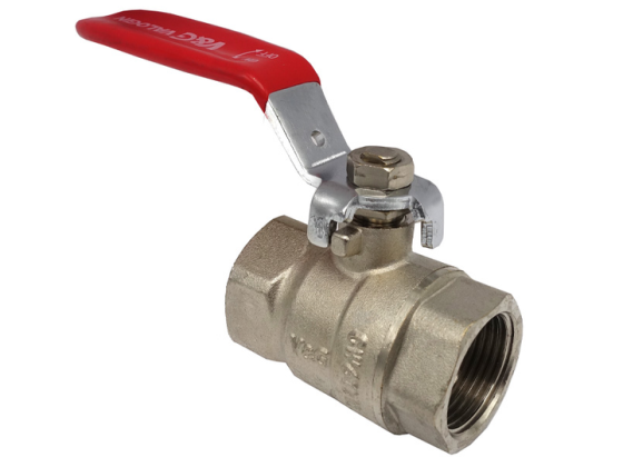 Кран шаровый 1'' внутр/внутр красная ручка Харьков