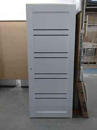 Двері екокошпон, Полотно, серія TETRA, Модель Т-01 (сатин) Колір: Альпійський білий (НОВИНКА) Київ