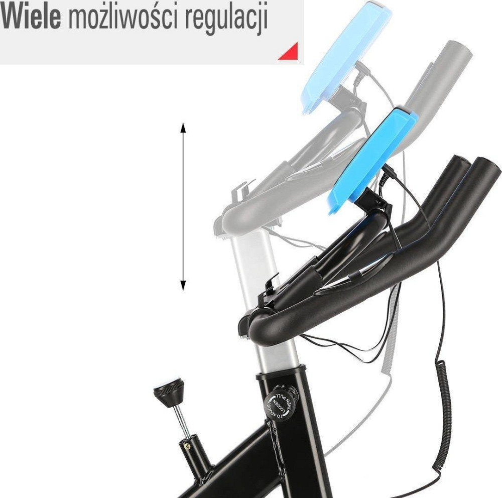 Велотренажер спиннинговый механический HMS SW2501 One Fitness синий Киев - изображение 8