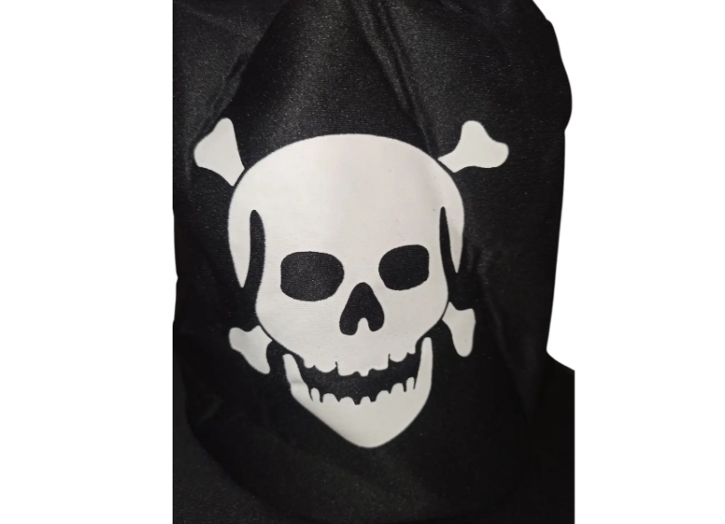 Шапка Хэллоуин Череп one size черно-белый Киев - изображение 3
