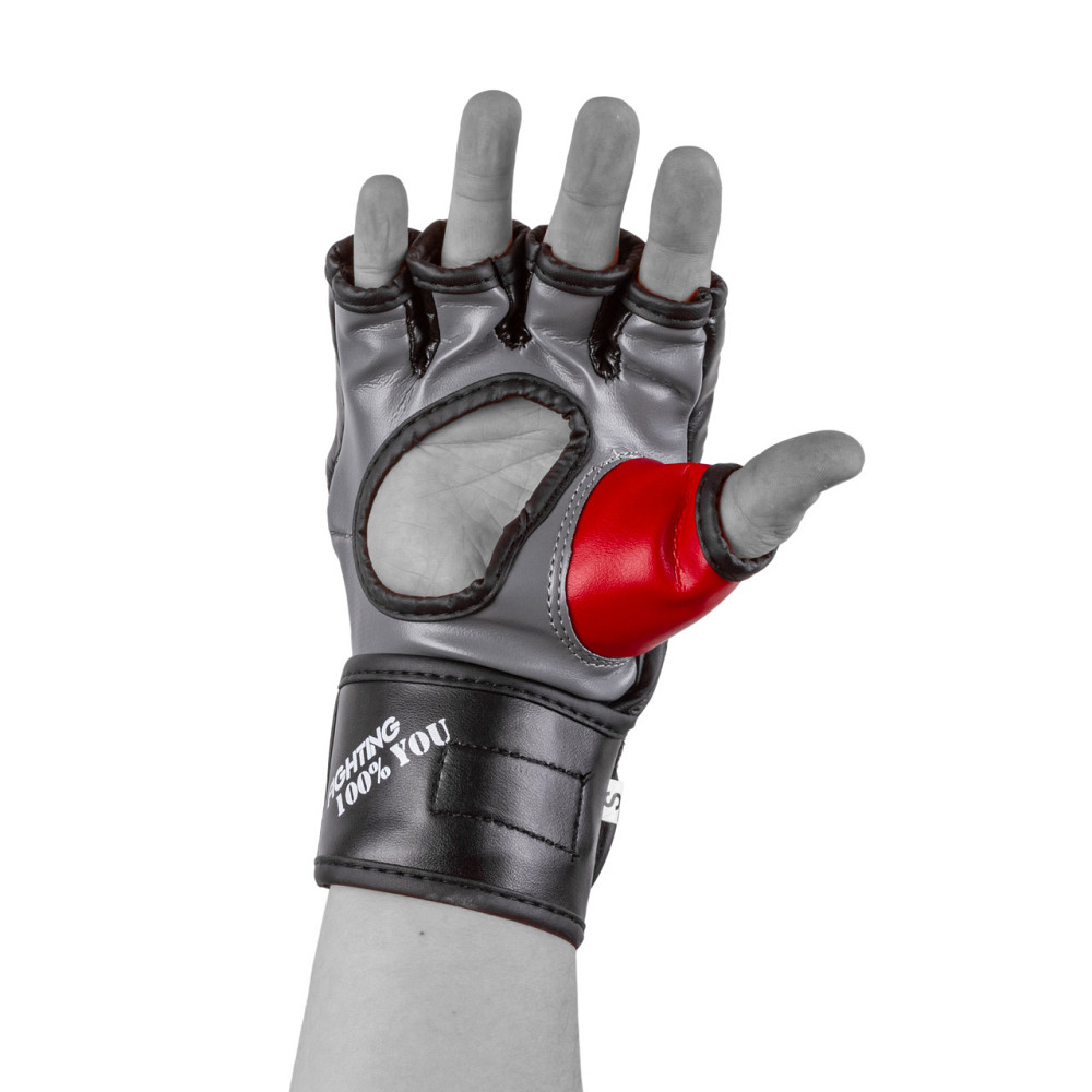 Рукавиці для MMA PowerPlay 3093 Чорні M Луцьк - фото 3