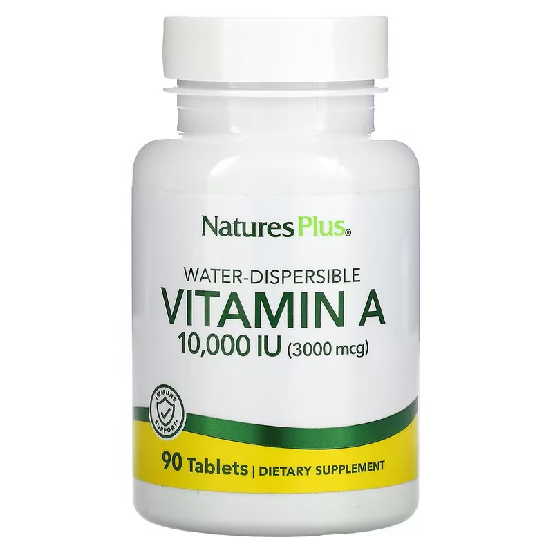 Вітамін А Nature's Plus Vitamin A 10000 IU Water-Dispersible 90 Tablets Луцьк - фото 1