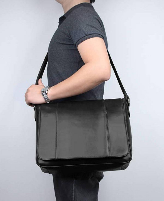 Сумка чоловіча Чорна (Vintage) Київ - фото 14