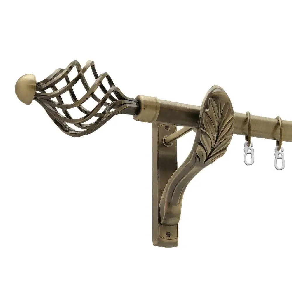 Карниз Orvit Арезо металевий однорядний ретро Антик 25 мм 240 см (4224635) Львів - фото 1