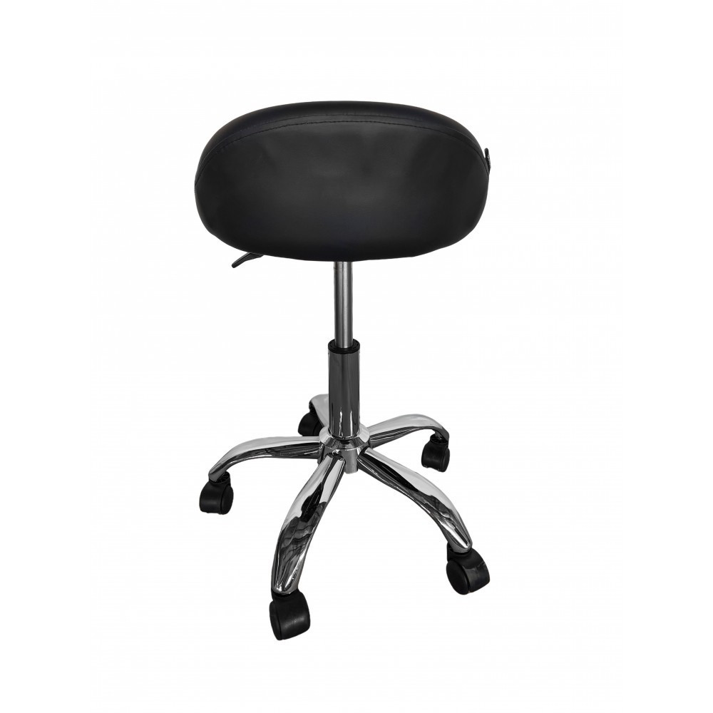 Кресло табурет на колесах со спинкой Bonro B-498 экокожа Киев - изображение 6