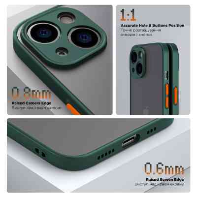 Чохол до мобільного телефона Armorstandart Frosted Matte Realme C65 4G Dark Green (ARM77886) Вінниця