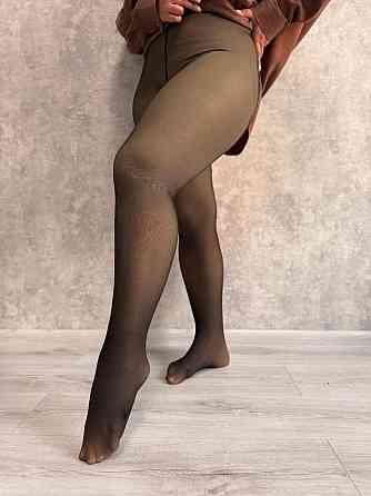 Женские капроновые термо колготки с утяжкой на меху Одесса