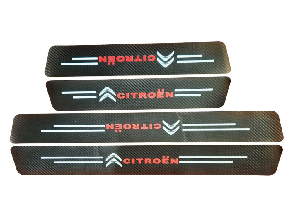 Захисна плівка на пороги Citroen (карбонова стрічка) к-т 4шт Вінниця - фото 1