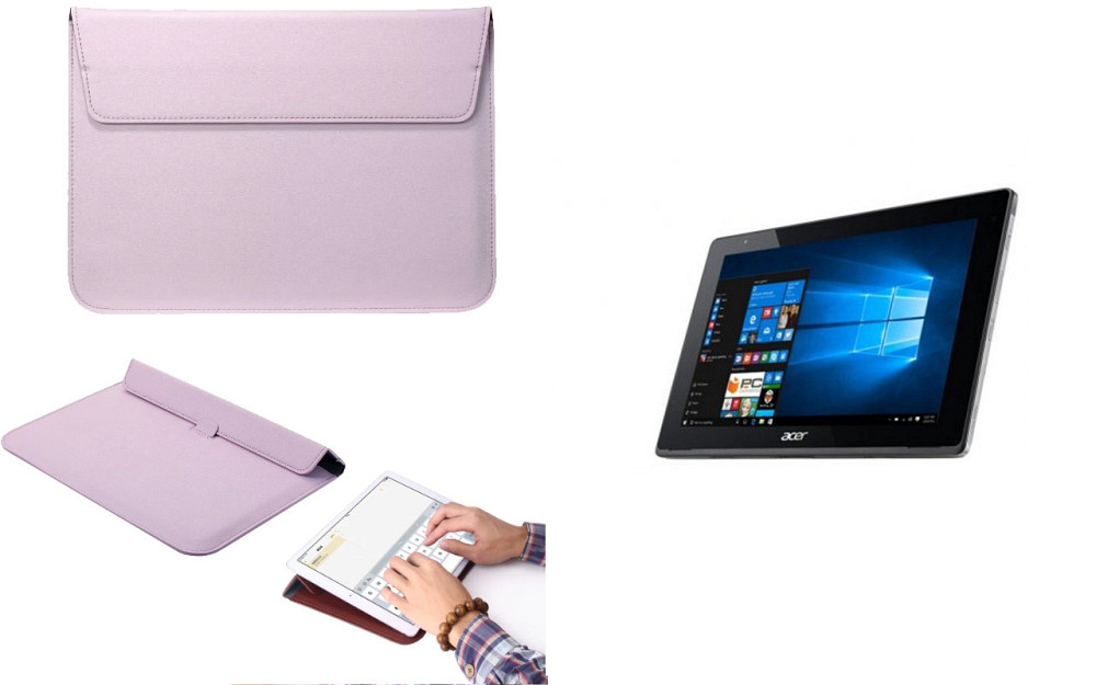 Чехол-конверт VitoCase для Acer One 10 S1003, с функцией подставки для планшета Фиолетовый Киев - изображение 1