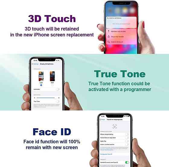 Дисплей та сенсорний екран iPhone X/XS/Xs Max 5.8" Луцьк