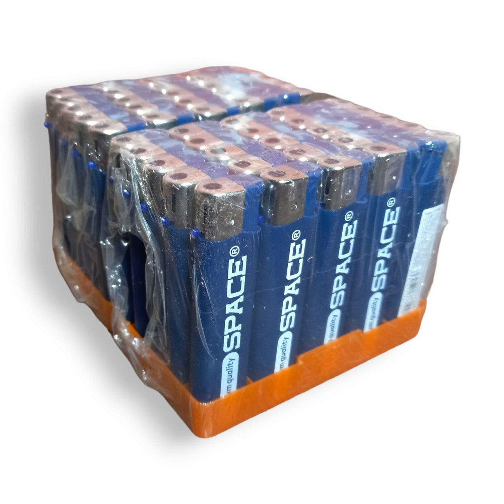 Зажигалка прорезиненная синяя уп/50шт Фокс Харьков - изображение 1