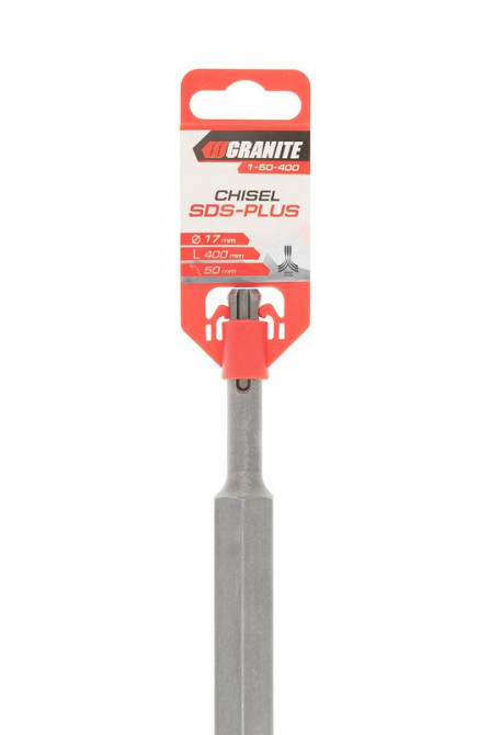 GRANITE Зубило плоске GRANITE SDS-PLUS 400х50х17 мм 1-50-400 Коломыя - изображение 8