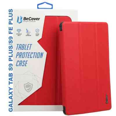 Чехол для планшета BeCover Smart Case Samsung Tab S9 Plus (SM-X810/SM-X816)/S9 FE Plus (SM-X610/SM-X616) 12.4" Red (710325) Винница