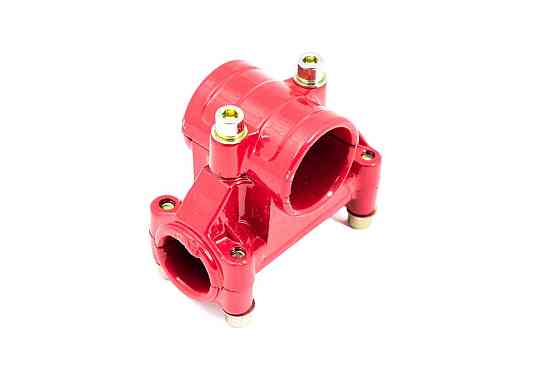 Муфта крепления ручек бензокосы Ø26мм (красная) Мукачево