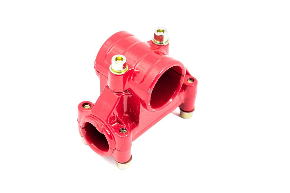 Муфта крепления ручек бензокосы Ø26мм (красная) Мукачево - изображение 1