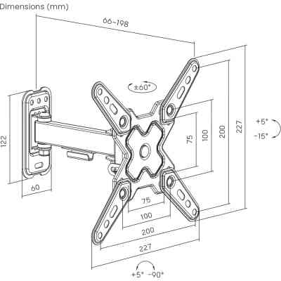 Кронштейн Brateck LDA40-221 Винница