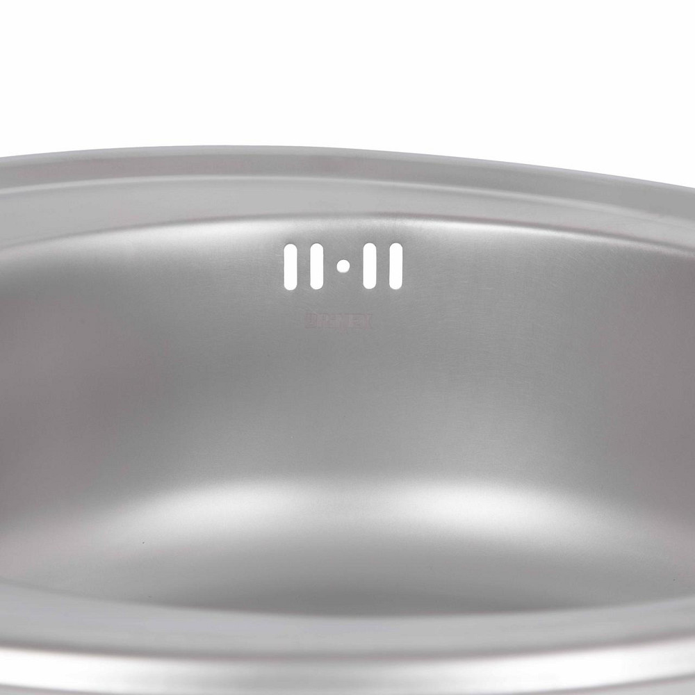 Кухонная мойка Brinex 490-A 0,6 мм Satin (BRIN490SAT06) Киев - изображение 7