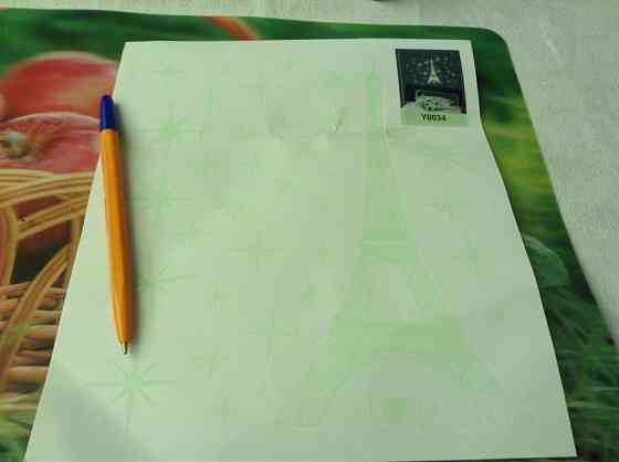 Світна наклейка "Ейфелева вежа" - 21*25см (набирає світло і світиться в темряві) Київ