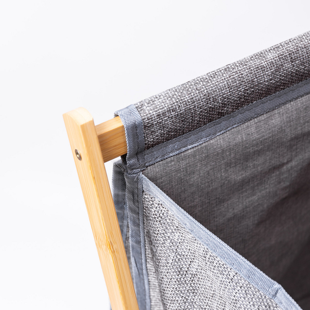 Yiwu Кошик для білизни на підставці 52×30×60 (см) м'який Сірий HP-41-17 Коломыя - изображение 5