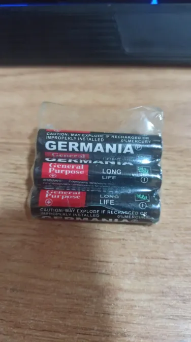 Батарейки пальчиковые GERMANIA тип АА 1шт Коломыя - изображение 2