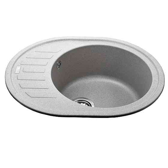 Гранитная мойка Globus Lux ARNO серый камень 620x500мм-А0005 (000007598) Киев