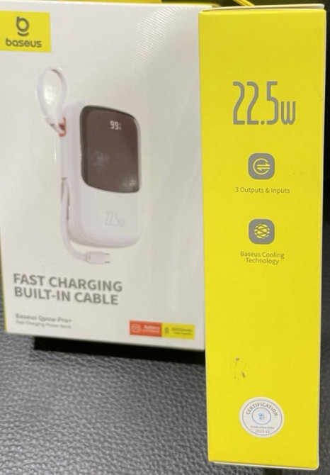 Павербанк baseus 20000mAh 20w кабель можна будь який ще додатково. Киев - изображение 2