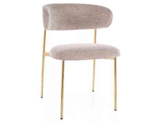 Стілець ELTON RAVEN золотий каркас/темний беж 30 Днепр