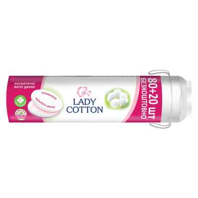 Ватные диски Lady Cotton 80+20 шт. (4744246013016) Винница
