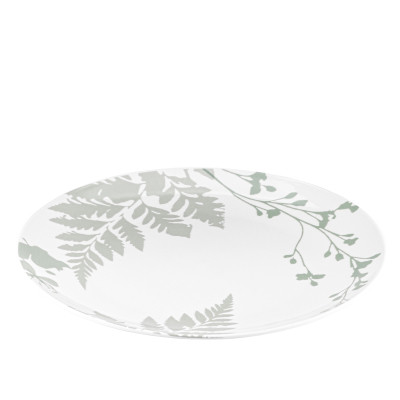 Тарілка Ardesto Capri, 26.8см, порцеляна, біло-зелений (AR0427CWG) Вінниця - фото 2