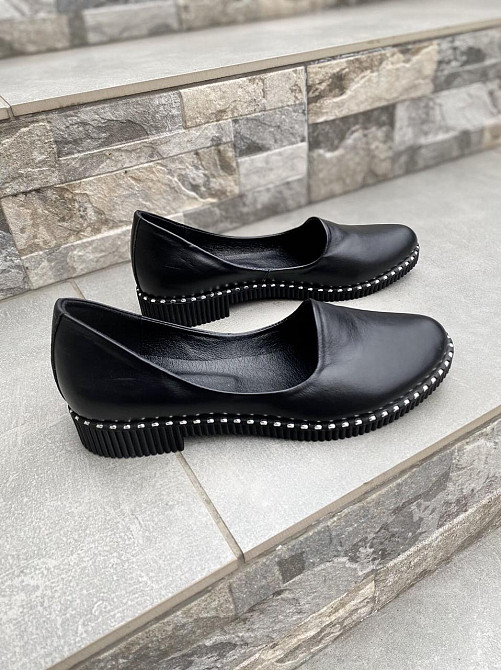 Lexi Балетки жіночі Lexi 2039 чорні (весна-осінь, шкіра натуральна) (2667) тільки 36р.і 40р. Коломыя - изображение 8